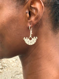 Boucles d'Oreilles Originales Ethnique (Argent)