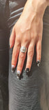 Bague Argent Style Ethnique
