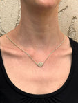 Collier Ethnique Fleur Argent