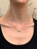 Collier Ethnique Fleur Argent