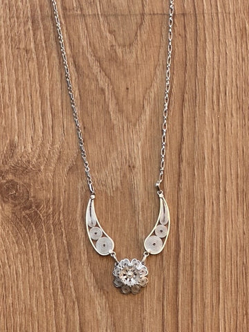 Collier à Inspiration Ethnique (Argent)