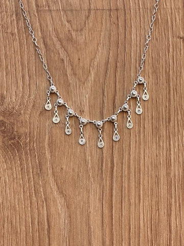 Collier Type Ethnique (Argent)
