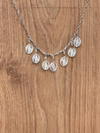 Collier Ethnique Grain de Café Argent