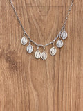 Collier Ethnique Grain de Café Argent