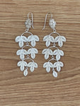 Boucles d'Oreilles Ethnique Fantaisie (Argent)