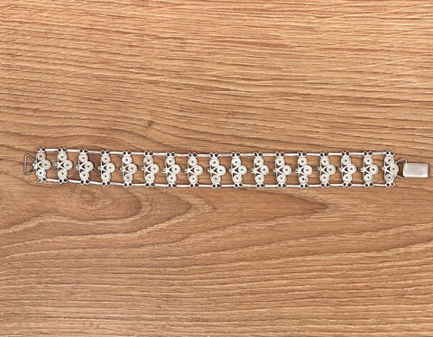 Bracelet Ethnique Femme en Argent