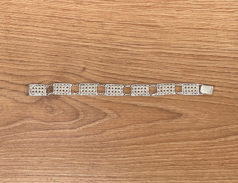 Bracelet Ethnique en Argent Artisanal