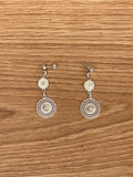 Boucle d'Oreille Femme en Argent Ethnique