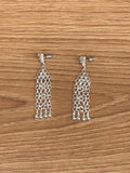 Boucles d'Oreilles Ethniques Chic (Argent)