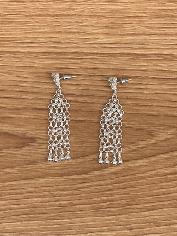 Boucles d'Oreilles Ethniques Chic (Argent)