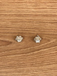 Boucles d'Oreilles Ethniques en Forme de Rose (Argent)