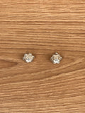 Boucles d'Oreilles Ethniques en Forme de Rose (Argent)