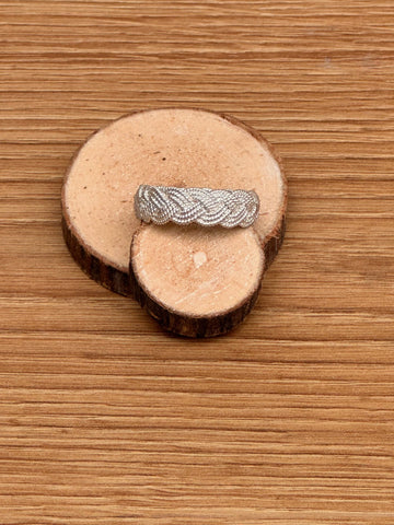 Bague Anneau Argent Ethnique