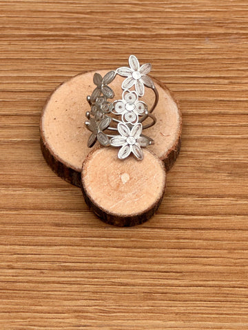 Bague Fantaisie Ethnique (Argent)