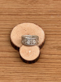 Bague Ethnique Gravée pour Femme en Argent