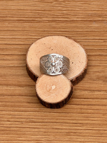Bague Argent Style Ethnique