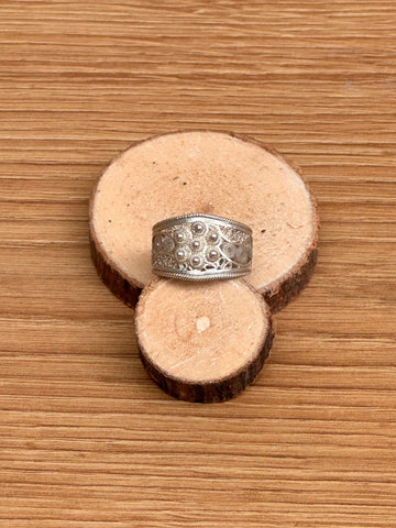 Bague Ethnique en Argent Artisanat