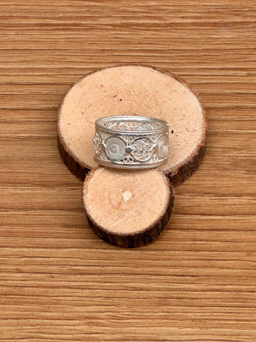 Grosse Bague en Argent Ethnique