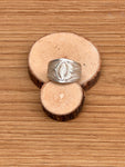Bague Ethnique Grain de Café en Argent