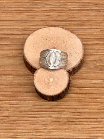 Bague Ethnique Grain de Café en Argent
