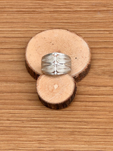 Bague Ethnique Moderne en Argent