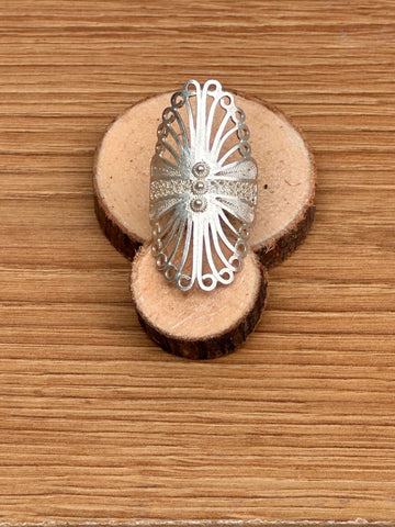 Grande Bague Ethnique (Argent)
