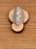 Longue Bague Ethnique Fantaisie Femme (Argent)