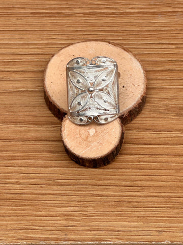 Bague Ethnique Trèfle en Argent