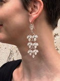 Boucles d'Oreilles Ethnique Fantaisie (Argent)