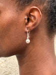 Boucles d'Oreilles Ethniques Artisanales (Argent)