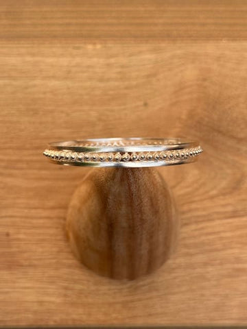 jonc Ethnique Simple Argent