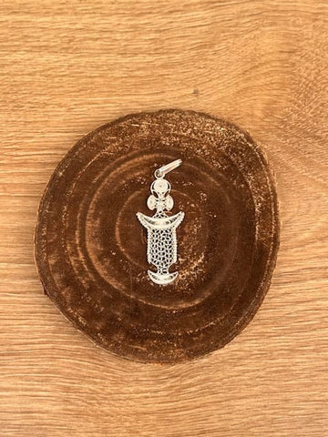 Pendentif Ethnique Femme Artisanal (Argent)