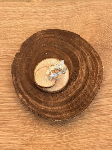 Bague en Argent Ethnique Feuille de Laurier