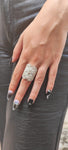 Bague Ethnique Trèfle en Argent