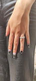Bague Anneau Argent Ethnique
