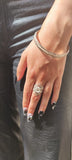 Bague Ethnique Femme Élégante (Argent)